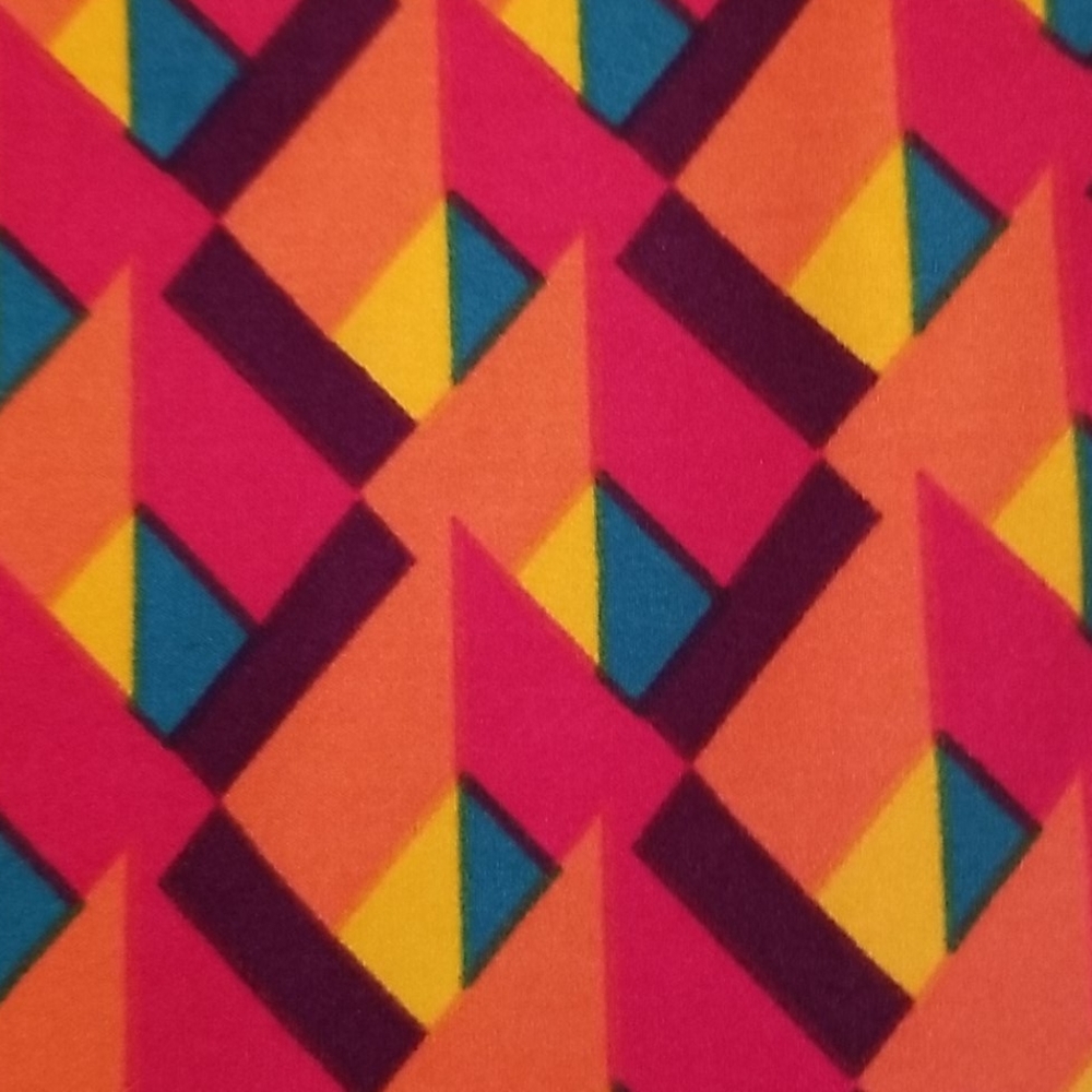 🆕 LuLaRoe Leggings TC Orange Print NWOT - Picture 2 of 4